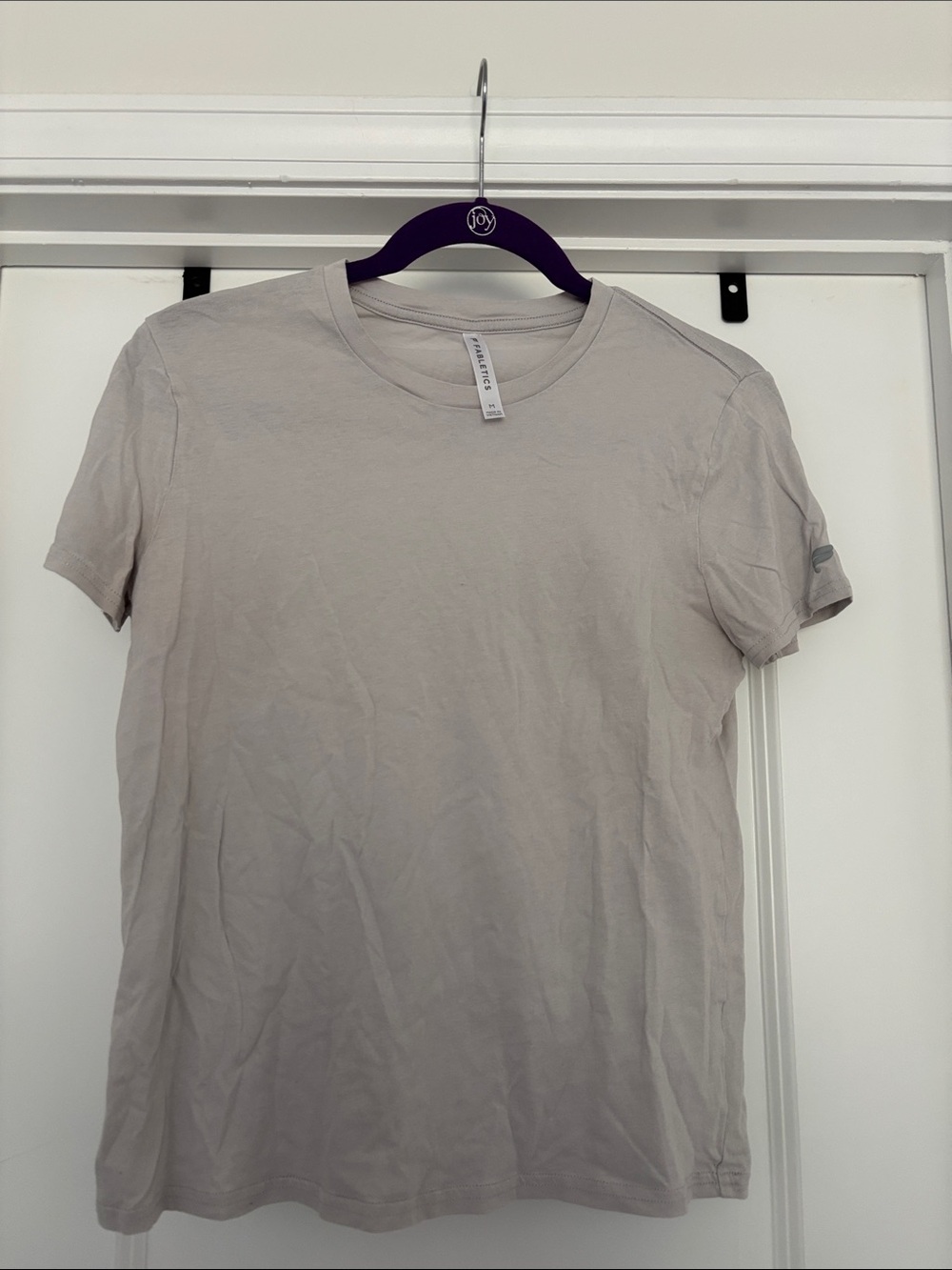 Fabletics Short Sleeve Tee - Beige